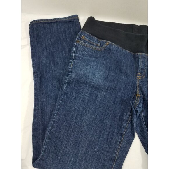 Ann Taylor LOFT Maternity Jeans Size 4M Medium Blue Wash - Picture 2 of 9
